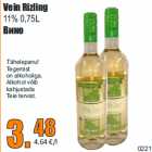 Allahindlus - Vein Rizling
11% 0,75L