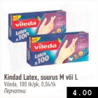 Kindad Latex, suurus M või L
