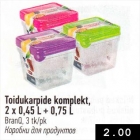 Toidukarpide komplekt
