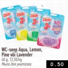 Allahindlus - WC-seep Aqua, Lemon, Pine või Lavender 40 g