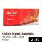 Näkileib Original, duubelpakk