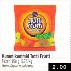 Kummikommid Tutti Frutti