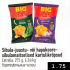 Allahindlus - Sibula-juustu- või hapukooresibulamaitselised kartulikrõpsud