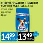 Allahindlus - CHAPPI LOOMALIHA-LINNULIHA KUIVTOIT KOERTELE 13,5 KG