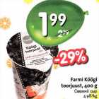 Allahindlus - Farmi Köögi toorjuust, 400g 