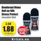 Allahindlus - Deodorant Nivea
Roll on 48h
Stress Protect