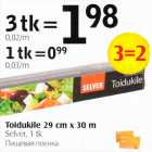 Toidukile 29 cm x 30 m
