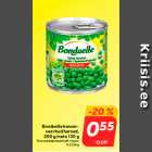 Allahindlus - Bonduelle konserveeritud
herned,
200 g/neto 130 g
