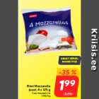 Rimi Mozzarella
juust, 4 x 125 g