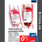 Allahindlus - Väike kotlet või juustupois Kikas