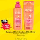 Šampoon, 250 ml või palsam, 200 ml Elvital


