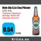Hele õlu A.Le Coq Pilsner
