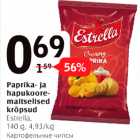 Paprika- ja hapukooremaitselised krõpsud