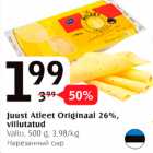 Allahindlus - Juust Atleet Originaal 26% viilutatud