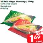 Allahindlus - Võileib Mega, Mantinga, 270 g

