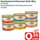 Allahindlus - Kassikonservid Gourmet Gold, 85 g

