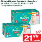 Mähkmed - Püksmähkmed Pampers, MegaBox

