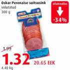 Allahindlus - Oskar Perenaise suitsusink,viilutatud