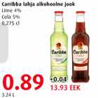 Allahindlus - Carribba lahja alkohoolne jook