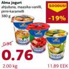 Allahindlus - Alma jogurt
ahjuõuna
maasika-vanilli
pirni-karamelli