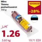 Allahindlus - Wõro Tõmmu poolsuitsuvorst
