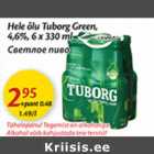 Hele õlu Tuborg Green,