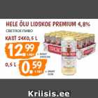 Allahindlus - Hele õlu Lidskoe Premium 4,8%