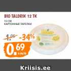 Allahindlus - Bio taldrik 12 tk