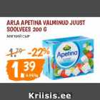 Arla Apetina valminud juust
soolvees 200 g