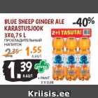 Allahindlus - Blue Sheep Ginger Ale
Karastusjook