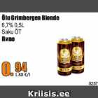 Allahindlus - Õlu Grimbergen Blonde
