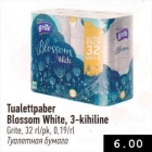 Allahindlus - Tualettpaber Blossom White, 3-kihiline