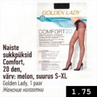 Allahindlus - Naiste sukkpüksid Comfort, 20 den, värv: melon, suurus S-XL