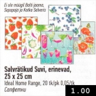 Salvrätikud Suvi, erinevad, 25 x 25 cm