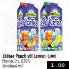 Jäätee Peach või Lemon-Lime