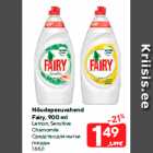 Nõudepesuvahend
Fairy, 900 ml

