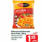 Allahindlus - Külmutatud friikartulid
Farm Frites, 750 g

