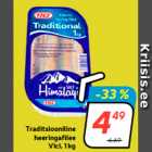 Allahindlus - Traditsiooniline
heeringafilee
Vici, 1 kg