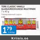 Allahindlus - TERE CLASSIC VANILLI GLASUURKOHUKESE MULTIPAKK