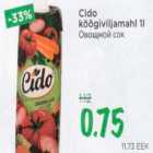 Allahindlus - Cido köögiviljamahl
