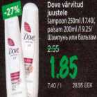 Allahindlus - Dove värvitud juustele šampoon või palsam