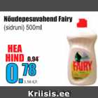 Allahindlus - Nõudepesuvahend Fairy