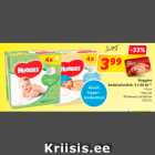 Huggies beebisalvrätid, 4 x 56 tk**