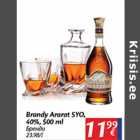 Alkohol - Brandy Ararat SYO, 40%, 500 ml