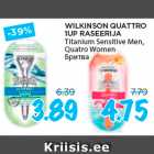 WILKINSON QUATTRO
1UP RASEERIJA