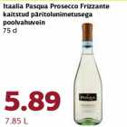 Itaalia Pasqua Prosecco Frizzante
kaitstud päritolunimetusega
poolvahuvein
75 cl