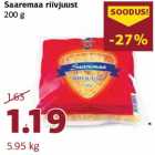 Saaremaa riivjuust
200 g