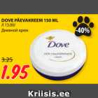 Allahindlus - DOVE PÄEVAKREEM 150 ML 
