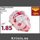 Tallegg eestimaine
broiler
jahutatud
kg