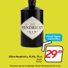 Allahindlus - Džinn Hendrick’s, 41,4%, 70 cl

